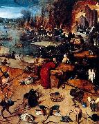 Hieronymus Bosch The Temptation of Saint Anthony. oil painting artist